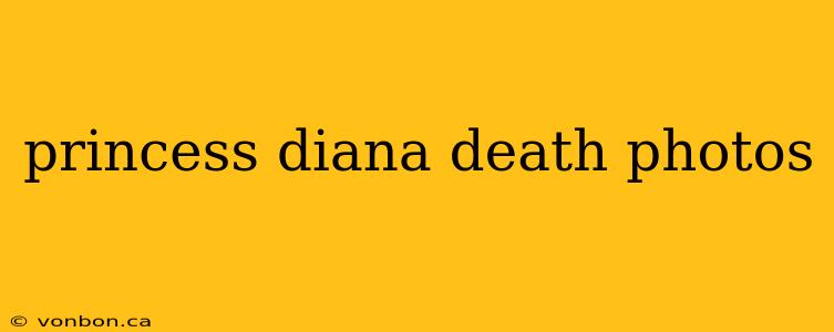 princess diana death photos