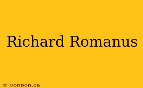 Richard Romanus