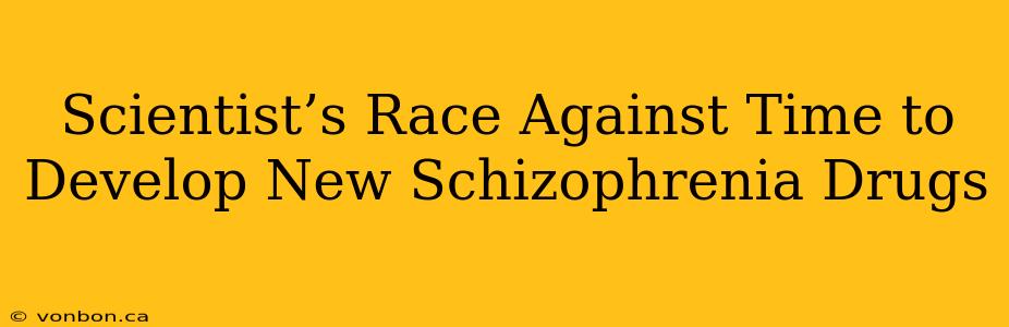 Scientist’s Race Against Time to Develop New Schizophrenia Drugs