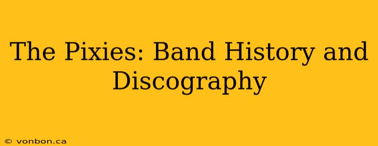 The Pixies: Band History and Discography