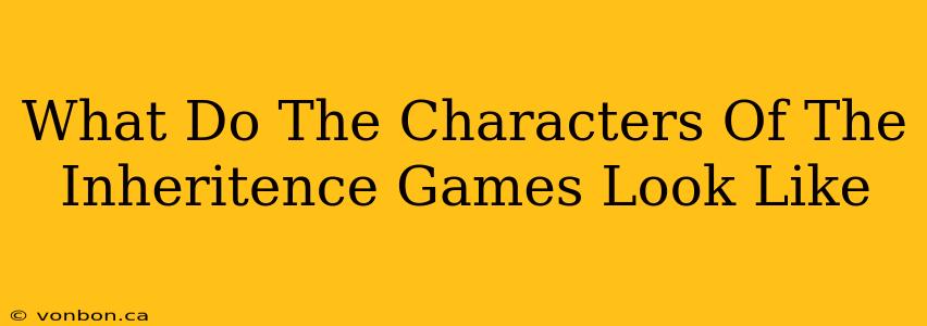 What Do The Characters Of The Inheritence Games Look Like