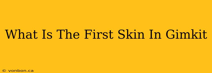 What Is The First Skin In Gimkit