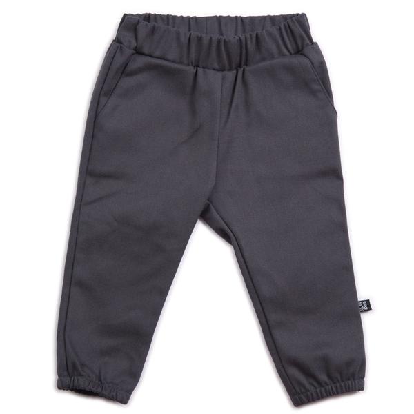 VONBON BLUE COTTON ORGANIC CUFFED KIDS BABY JOGGER PANT
