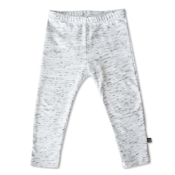 VONBON GRAY KIDS ORGANIC COTTON LEGGINGS