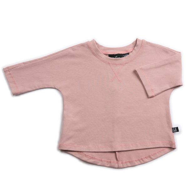 3/4 SLEEVE TEE VONBON ORGANIC COTTON BLUSH