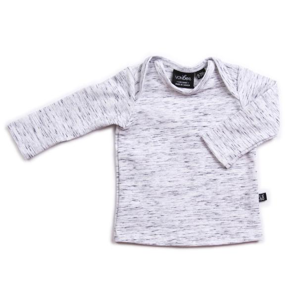 VONBON BABY BASIC TOP MELANGE NEWBORN EASY TOP
