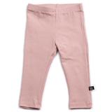 VONBON PINK LITTLE GIRLS ORGANIC COTTON LEGGINGS VANCOUVER