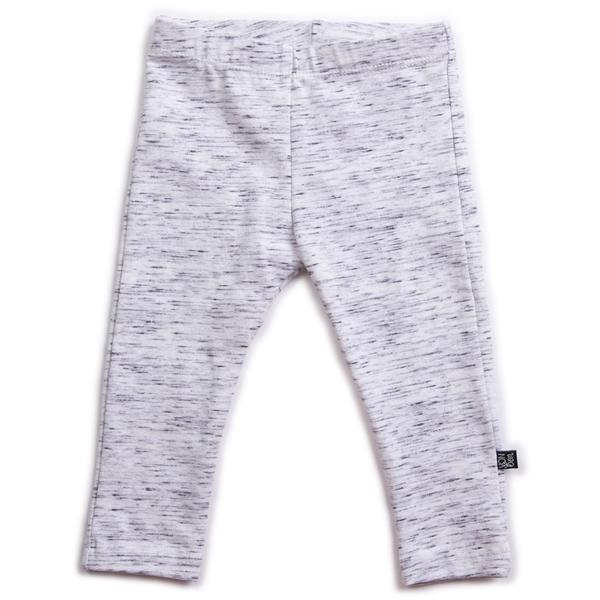 VONBON GRAY KIDS ORGANIC COTTON LEGGINGS