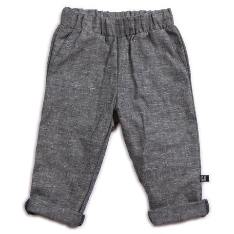 ROLLED CUFF TROUSER | CHAMBRAY