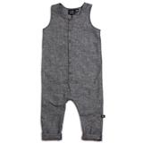 VONBON CHAMBRAY LINEN ROMPER PLAYSUIT ONESIE DENIM SUMMER