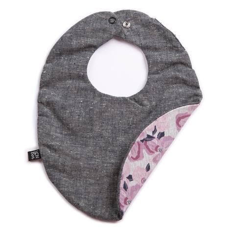 SNAP-BACK BIB | CHAMBRAY/WILD FLOWER