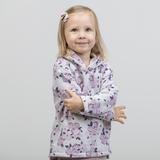 VONBON FLOWER FLORAL GIRLS HOODIE PULLOVER ORGANIC