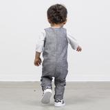 VONBON CHAMBRAY LINEN ROMPER PLAYSUIT ORGANIC HEMP