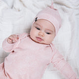 VONBON ORGANIC INFANT GIRL HAT PINK